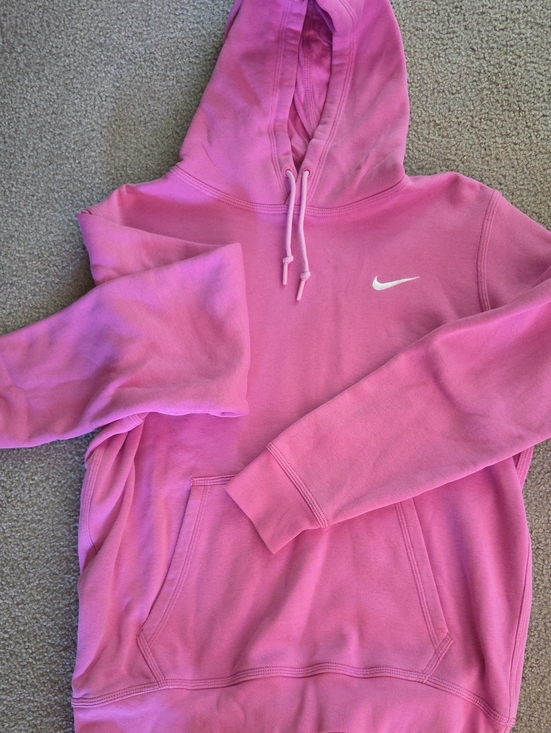 Nike Tops - Nike Pink Hooded Pullover Sweatshirt